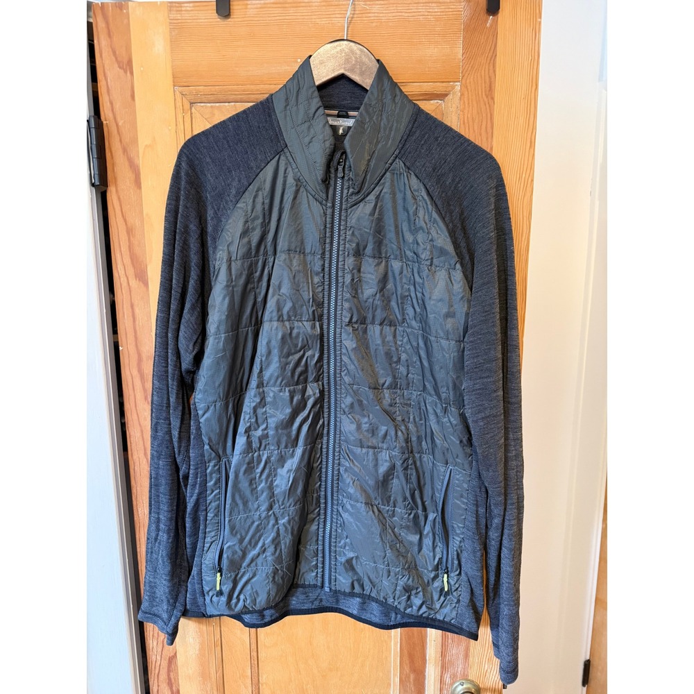 Smartwool Mens Merino Sport Loft Full Zip Quilted Hybrid Jacket Gray XL RN116388